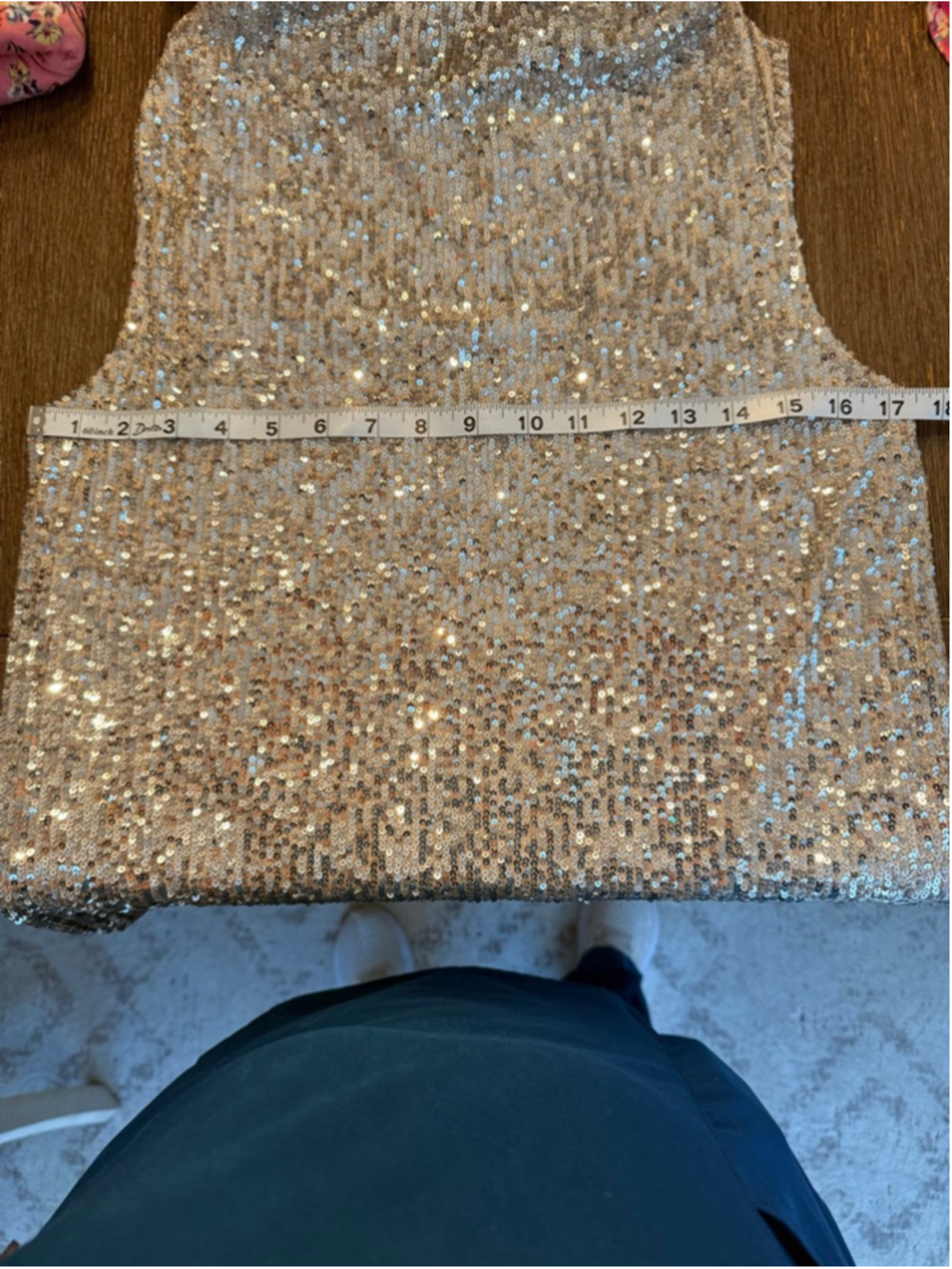 Cable & Gauge Sequin Sleeveless Top – NWT - Picture 5 of 6